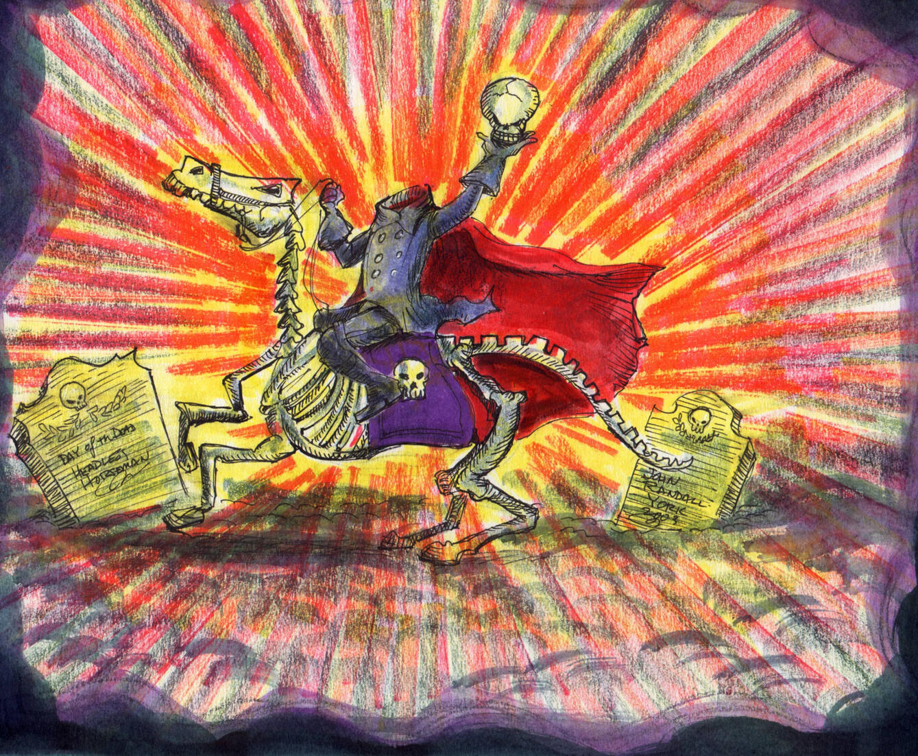 Day of the Dead Headless Horseman