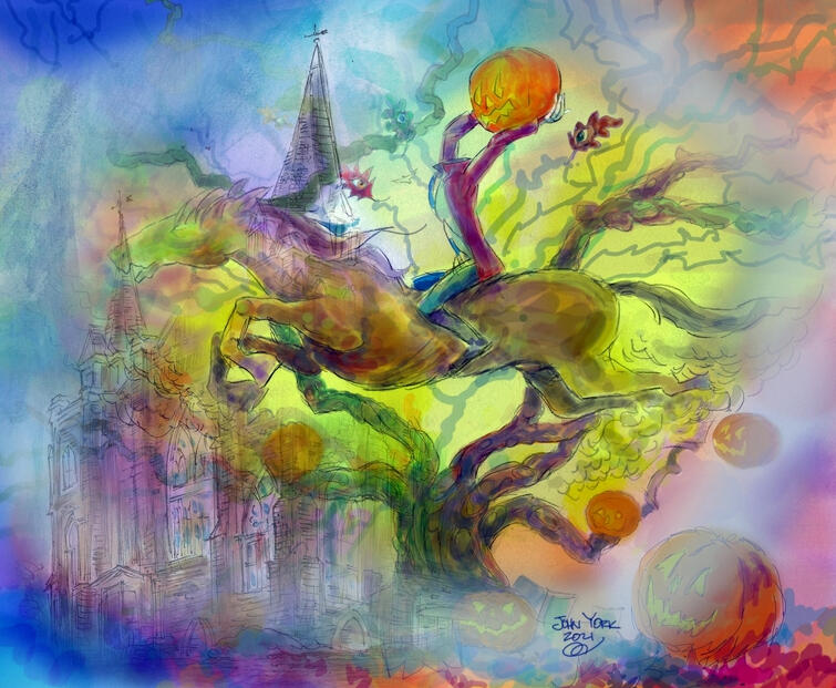 Old Church Headless Horseman