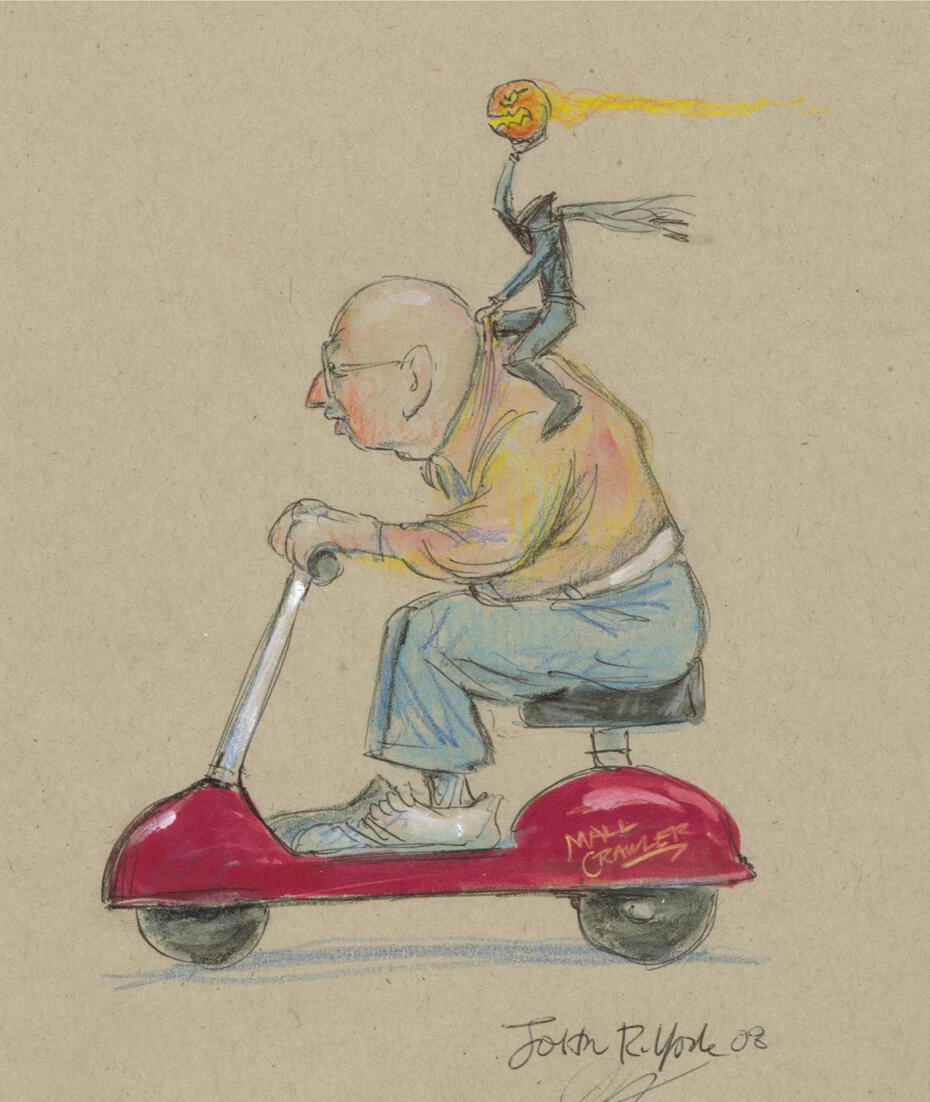 The Headless Geezer of Sleepy Hollow Mall